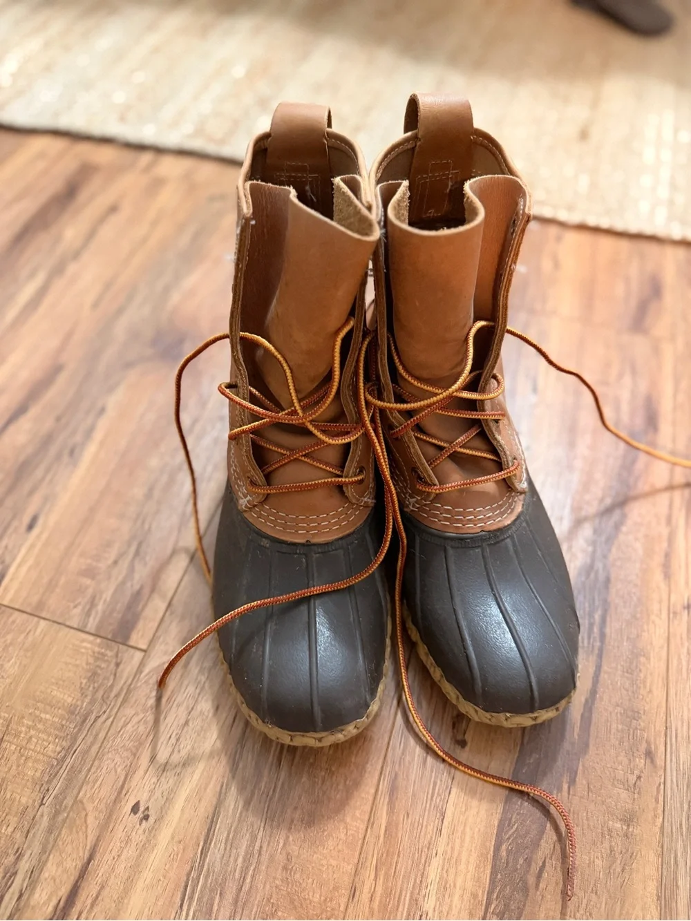 LL Bean Duck Boots women’s sz 8